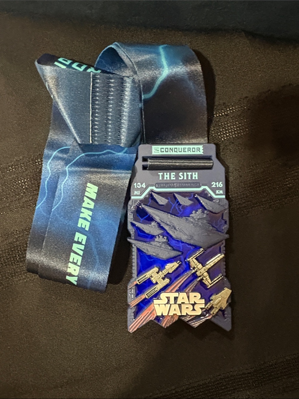 Star Wars The Sith Medal Necklace - Blue and Gold